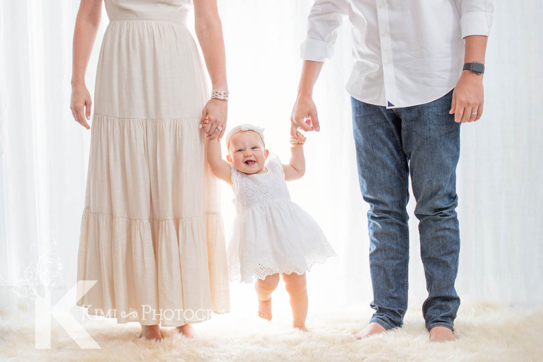 In studio 1st birthday session