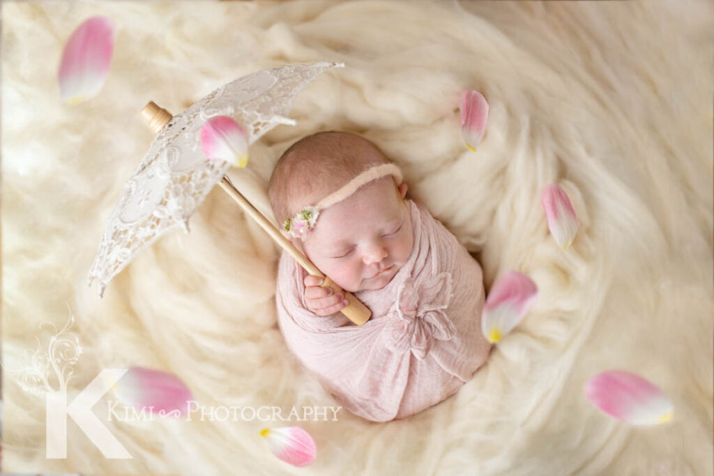 Creative newborn photography with Kimi Photography in Portland, Oregon