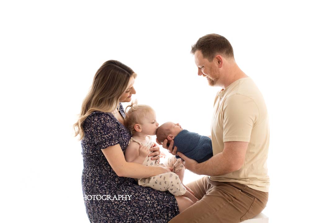 Portland Newborn Photo Session with Older Siblings